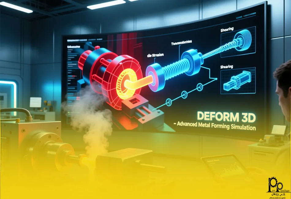 کاربرد Deform 3D در فرآیندهای کلیدی تولید